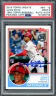 Juan Soto Signed 2018 Topps Update 1983 RC #83-12 New York Mets PSA 9 PSA/DNA