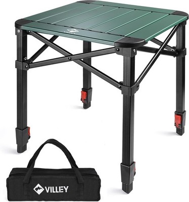 Kleiner Campingtisch klappbar Aluminium Roll Up Picknick tragbar Outdoor