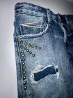 Cult of Individuality Japanese Selvedge Greaser Straight Jeans (30Wx34L) Classic — photo 3