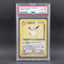 1999 Pokemon Wigglytuff 32 Non Holo WOTC Unlimited Jungle PSA 10 Gem Mint