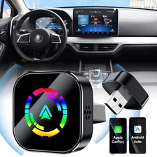 Wireless CarPlays Adapter Androids Auto Adapter with /Voice Control Function