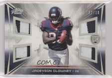 2014 Topps Prime Quad Relics Silver Rainbow 2/10 Jadeveon Clowney #QR-JC uk2