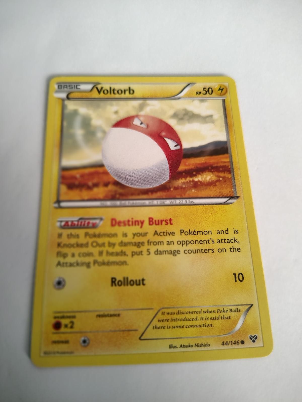 Voltorb 44/146 C XY Base Set Pokemon Near Mint
