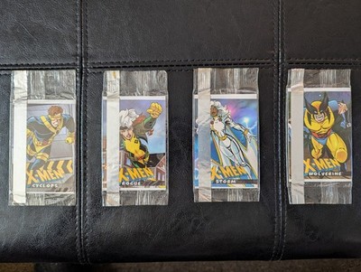 1996 X-Men Cap'n Crunch Promo Set of 4 Cards Sealed