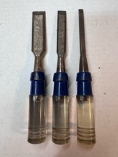 3 Vintage Woodwrking Chisels 3/4 , 1/2 , 1/4 ...