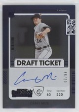 2021 Panini Contenders Rookie Draft Ticket Blue 3/99 Casey Mize #115 Auto 10w8