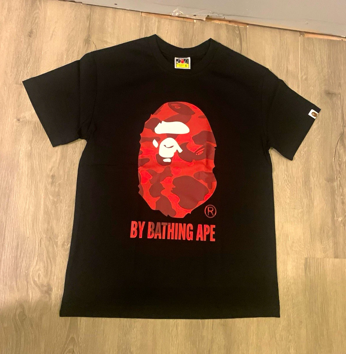 A Bathing Ape Short Sleeve Red Shirts for Men for sale | eBay