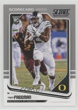 2018 Score Rookies Scorecard Royce Freeman #368 2xd