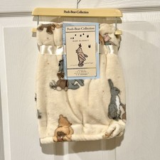 NWT CLASSIC WINNIE THE POOH Bear Collection BABY 30X40" Soft BLANKET