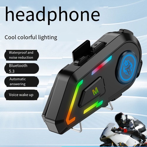Bluetooth 5.4 Helmet Headset Hands- Call Phone Kit Motorcycle Earphone9373 - Bild 7 von 9