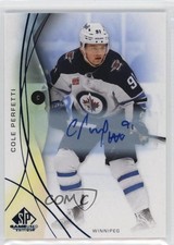 2024-25 Upper Deck SP Game Used Blue Auto Cole Perfetti #26 Auto 00sc