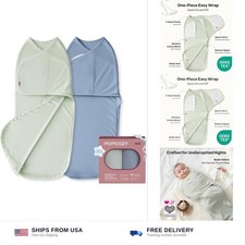 Momcozy Swaddles for Newborns, Quiet Fastener Swaddle Suitable for Infant 0-3...