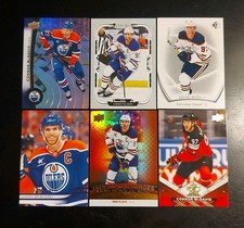 CONNOR MCDAVID  6 CARD LOT  TIM HORTONS TEAM CANADA UPPER DECK SP OPC  INSERTS +