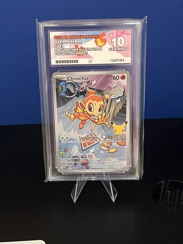 Pokémon TCG - First Partner - Chimchar 041 - Ace Grading 10 (Perfect Subgrades)
