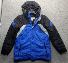 Columbia Interchange Shell Ski Jacket Youth 14/16 Multi Hooded Inside Full Zip