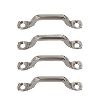 4 Stück Gurtbügel für Gurtbreite bis 25mm Edelstahl Zurrbügel Riemenbügel