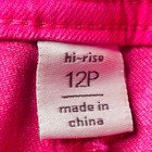 1948 Denim Women's 12P Hot Pink Hi Rise Stretch Jeans Petite Colorful — photo 3