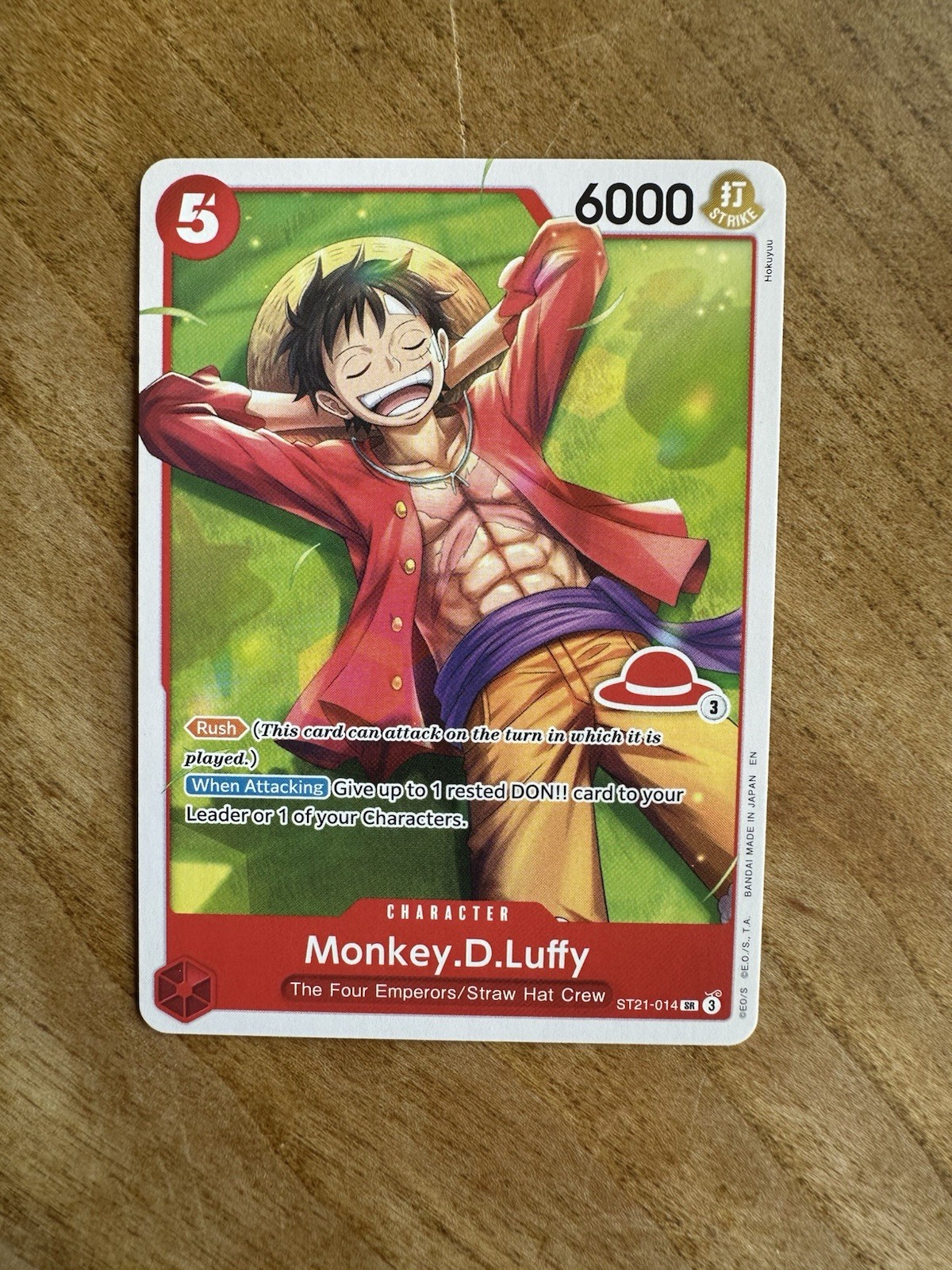 Monkey.D.Luffy - ST21-014 (Luffy Deck) ST21-014 Learn Together Deck Set Regular
