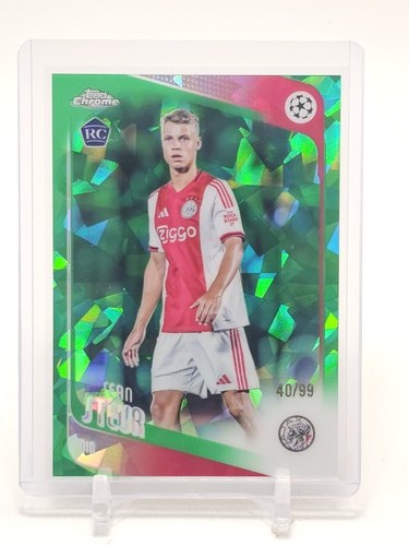 SEAN STEUR 2025-26 TOPPS CHROME UCC GREEN SAPPHIRE ROOKIE /99 #43 Q5332