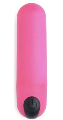 Bang Vibrating Bullet With Remote Control - Pink
