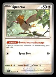 Spearow 021/165 Scarlet & Violet 151 Common