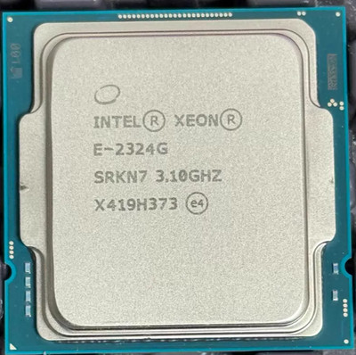 Intel Xeon E-2324G 4 Core 3.10 4.60GHz LGA-1200 TDP-65W P750 processor CPU