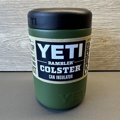 NEW Yeti Rambler Colster 12 oz Can Insulator Highland Olive Green RETIRED COLOR