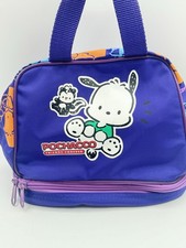 Vintage Pochacco Sanrio 1998 Purple Lunch Bag Hip Pup Retro