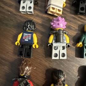 Lego Ninjago Movie Minifigure Lot of 12 Mike Master Woo Lloyd Cole Puffer Nya