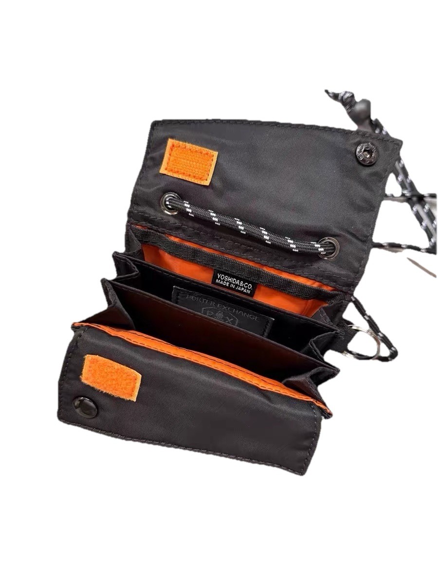 HEAD PORTER Yoshida Co PX TANKER Sling Mini Slim Wallet Black