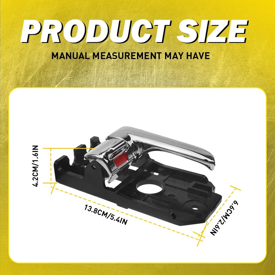 Manija de puerta interior 1-10X conductor pasajero para KIA Spectra Spectra5 A 2004-2009 Foto 4 de 4