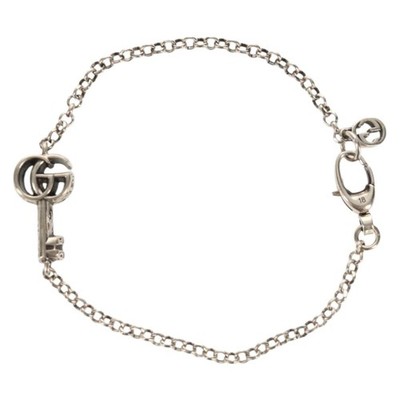 GUCCI Arabesque Bracelet Ag925 Silver Auth am9819V