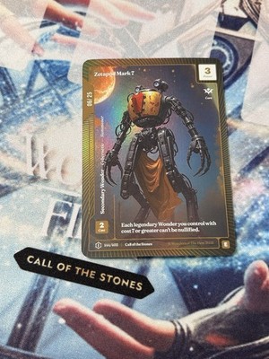 Zetapod Mark 7 OCM Foil 6/25 Numbered Serialized Wonders Of The First COTS
