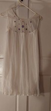 Vintage Double Layer Floral Nightgown Size M