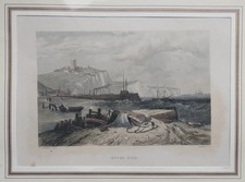 Oryginalny ścieg - Molo Dover około 1850 roku