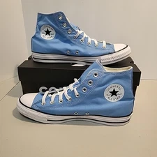 Men's CONVERSE Chuck Taylor All Star High Top Shoes Light  Blue Size 10 A04541F