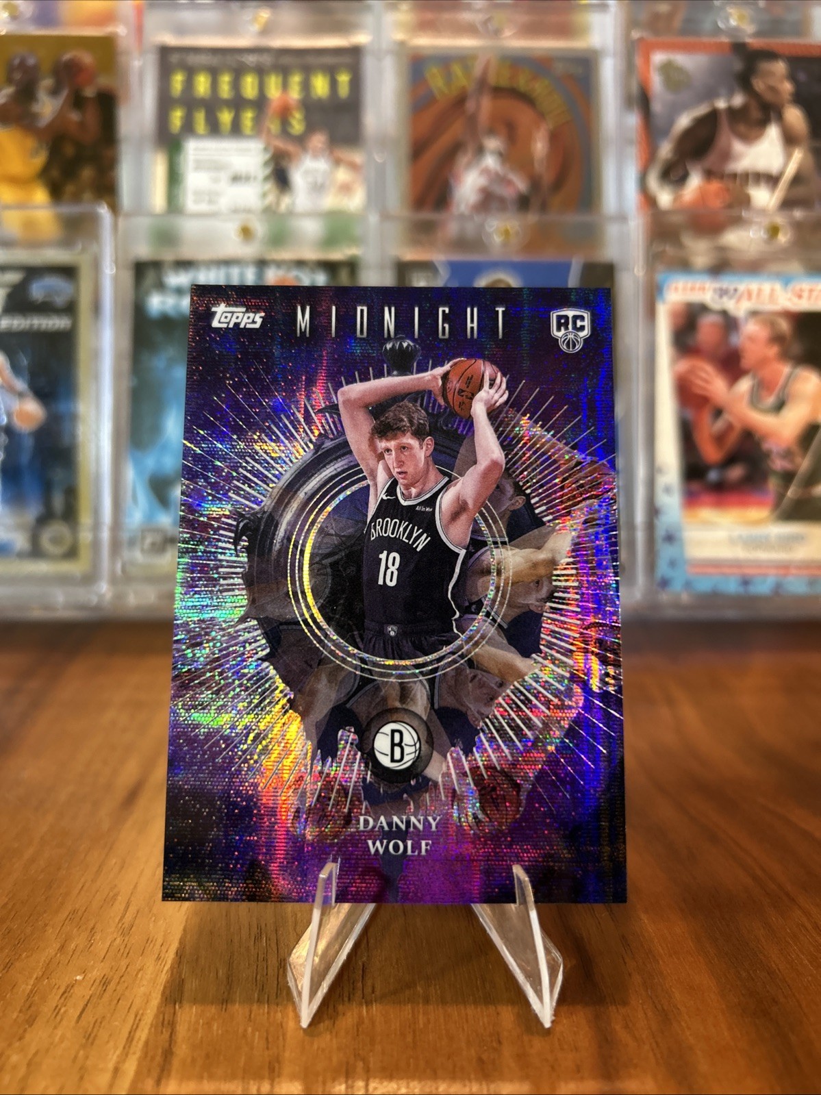 2025 Topps Midnight Insomnia Moon Beam Danny Wolf #IN-23 (RC) Nets