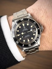 Tudor Submariner 76100 - Black Dial Lollipop Hour Hand - 1984