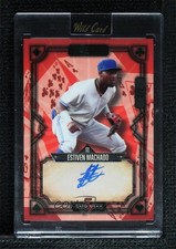 2023 Wild 5 Card Draw Classic Green Foil Red 2/2 Estiven Machado Auto v9t