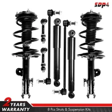 Fits 2006-2012 Toyota Rav4 Front Struts W/Springs & Rear Shocks & Sway Bar Links