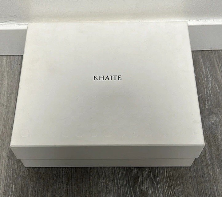 Khaite White Large Box BOX ONLY 14Lx4Hx12.5W