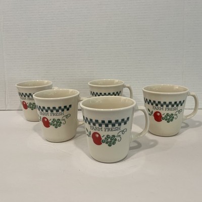 Corelle Corning Farm Fresh Coffee Mugs Cups 5