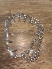 Herm Sprenger Chrome Plated Prong Training Collar with Quick Release 19 S
