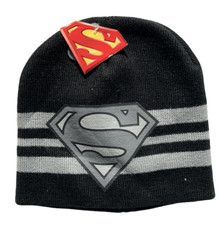 DC Superman 2016 Bioworld Beanie Cap One Size Fist Most Ages 14 and Up