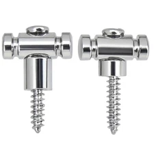 SR1 Chrome Roller String Trees (2-Pack) for Electric Guitar String Tree Silver