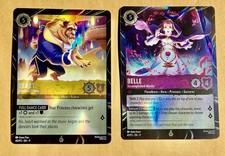 LORCANA Beast  Belle Cards EXCL  MICKEY Fabled Quest Promo Booster Disney DCA