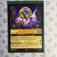 Ursula Eric  s Bride 24/204 Rare Disney Lorcana Ursula  s Return