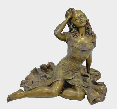 EBANO MANUEL Rachel VIDAL TORRENS BRONZE SCULPTURE WOMAN