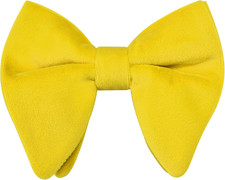 Velvet Bow Ties for Men Oversize Pre-tie Bowtie Tuxedo Bowties for Wedding
