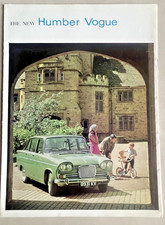 Humber Vogue Car Brochure For Export Australia 1968